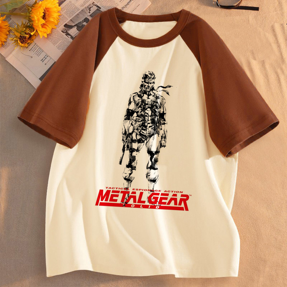 Women'S Fashion In The 80S - เสื้อยืด Metal Gear Solid สำหรับผู้หญิง สไตล์กอธ