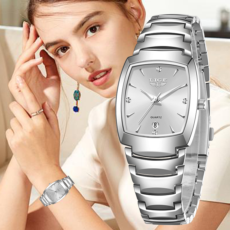 Fashion Women Watch - นาฬิกาข้อมือผู้หญิง LIGE 2026 รุ่นใหม่ ดีไซน์หรูหรา แฟชั่น