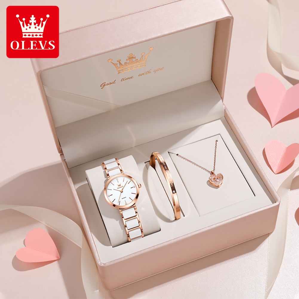 Fashion Women Watch - นาฬิกาข้อมือผู้หญิง OLEVS รุ่น 5877 หรูหรา สง่างาม