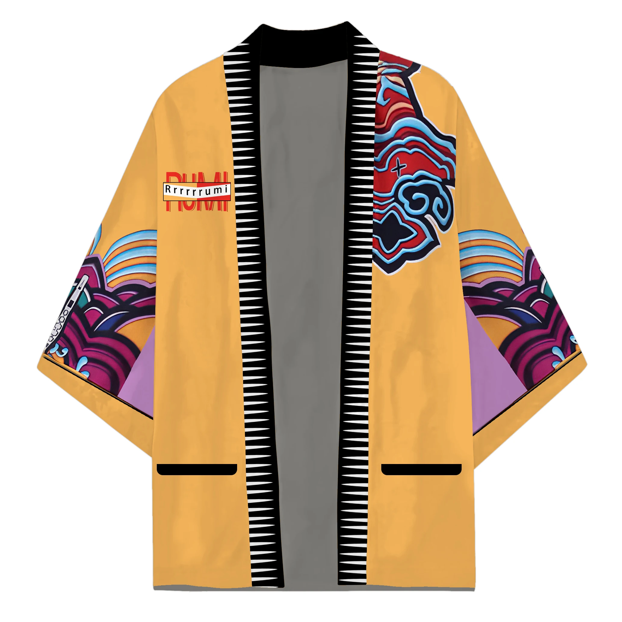 Kimono Cardigan Women - ชุดคอสเพลย์รูมิ โซอี้ มิระ ลายพิมพ์ฮาราจูกุ โอตาคุ เสื้อคลุมกิโมโนผู้ชาย