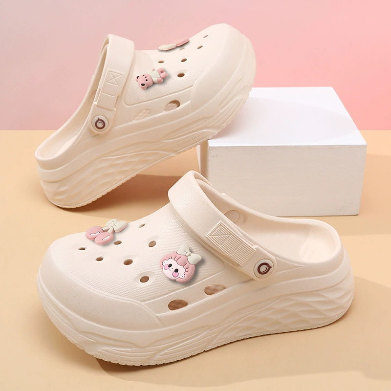 Women Fashion Drawing - Chunky Platform Clogsรองเท้าผู้หญิงด้านล่างหนารองเท้าแตะชายหาดลื่นผู้หญิงฤดูร้อน 2025 แฟชั่นEVAรองเท้าแตะรองเท้าแตะ