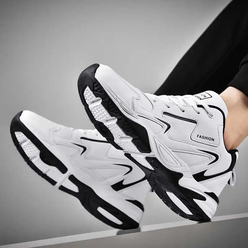 Women Fashion Name Ideas - เย็นฤดูใบไม้ผลิ GYM รองเท้าผ้าใบ Casual Loafers Mens