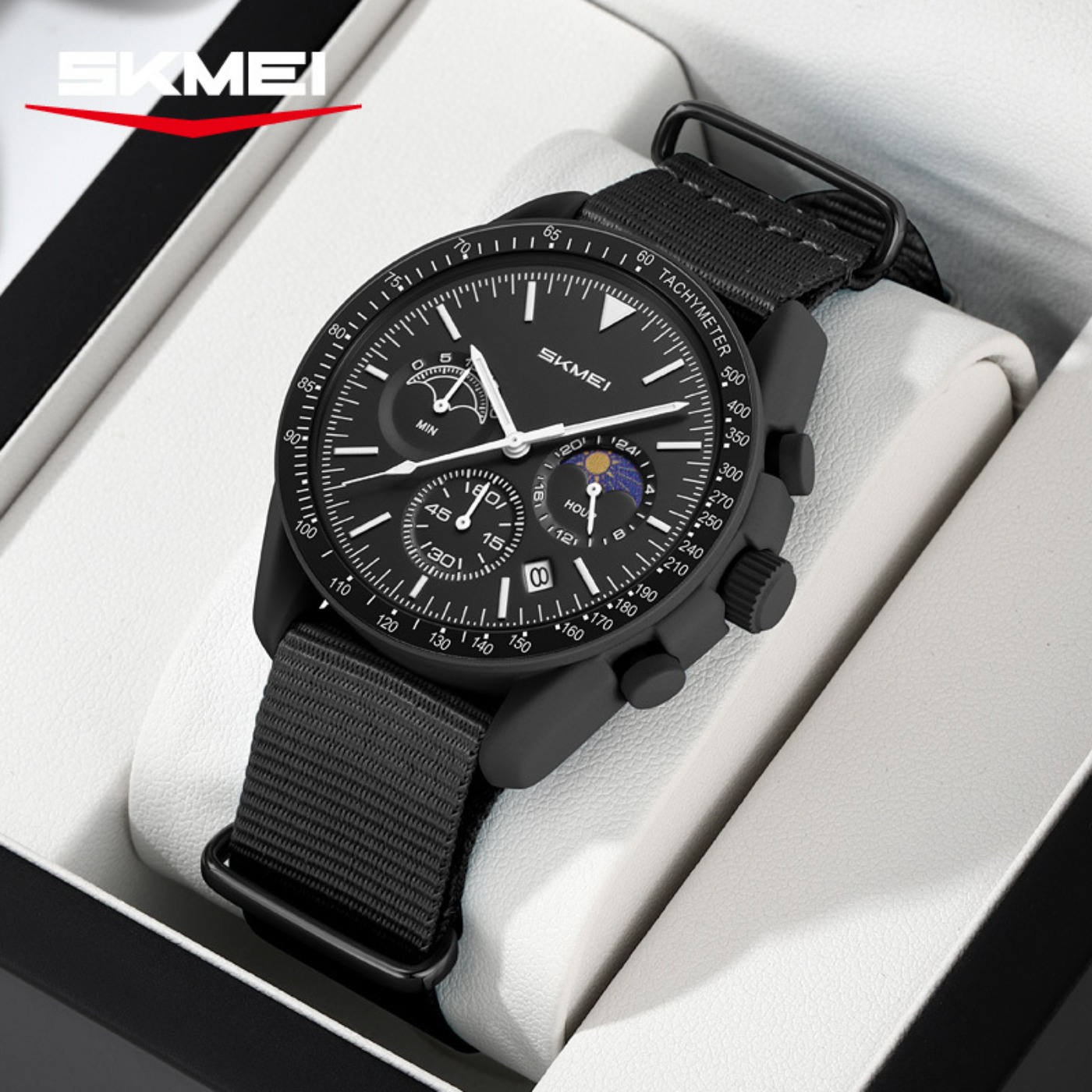 Fashion Women Watch - นาฬิกาควอตซ์คุณภาพสูง ดีไซน์สร้างสรรค์ ฟังก์ชั่นหลากหลาย ขายดี สำหรับผู้ชายและผู้หญิง แฟชั่น