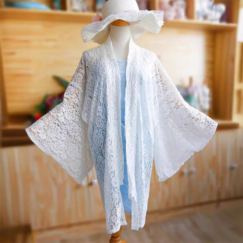Kimono Cardigan Women - สไตล์ญี่ปุ่นเสื้อคลุมฮาโอริกิโมโนเสื้อสเวตเตอร์ถักผู้หญิงญี่ปุ่นแบบดั้งเดิมกิโมโนด้านนอกลูกไม้ Hollow Coat เสื้อป้องกันแสงแดด Yukata