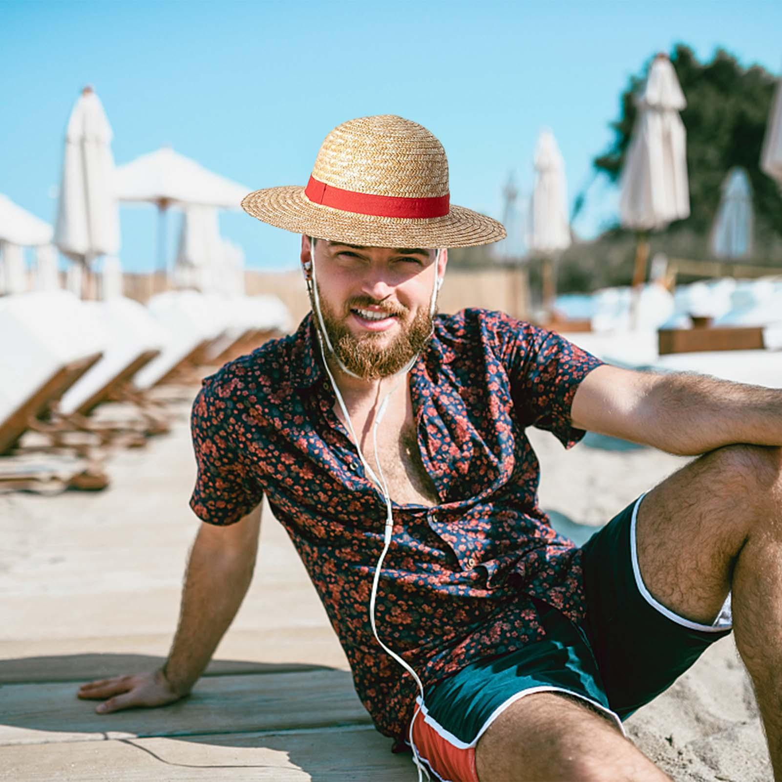 หมวกฟางธรรมชาติ หมวกคอสเพลย์อน - Straw Hat Summer บทวิจารณ์และราคา