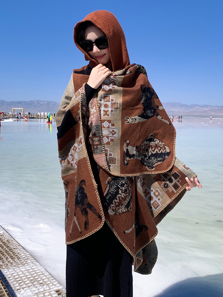ผ้าคลุมไหล่ผู้หญิงแบบมีฮู้ดสำห - Women'S Fashion Layering บทวิจารณ์และราคา