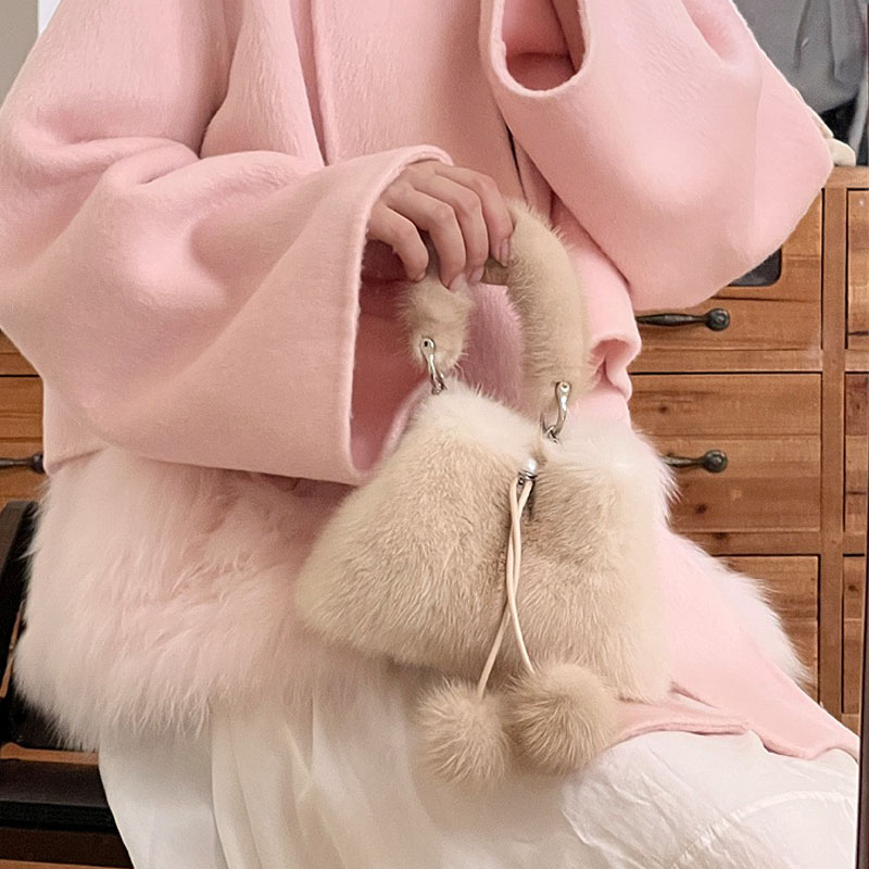 Y2K Real Mink Furกระเป๋าถือผู้ - Women'S Real Y2K Fashion บทวิจารณ์และราคา