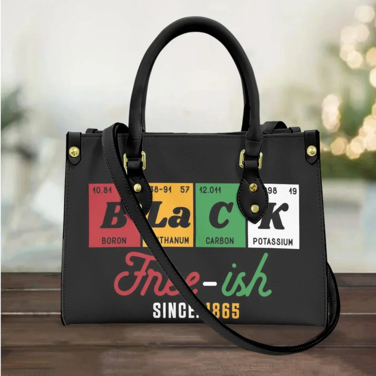 กระเป๋าถือพิมพ์ลาย Juneteenth  - Women Fashion History บทวิจารณ์และราคา