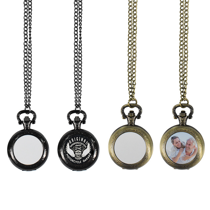 สร้อยคอจี้นาฬิกาพกโลหะวินเทจแบ - Fashion Women Watch บทวิจารณ์และราคา
