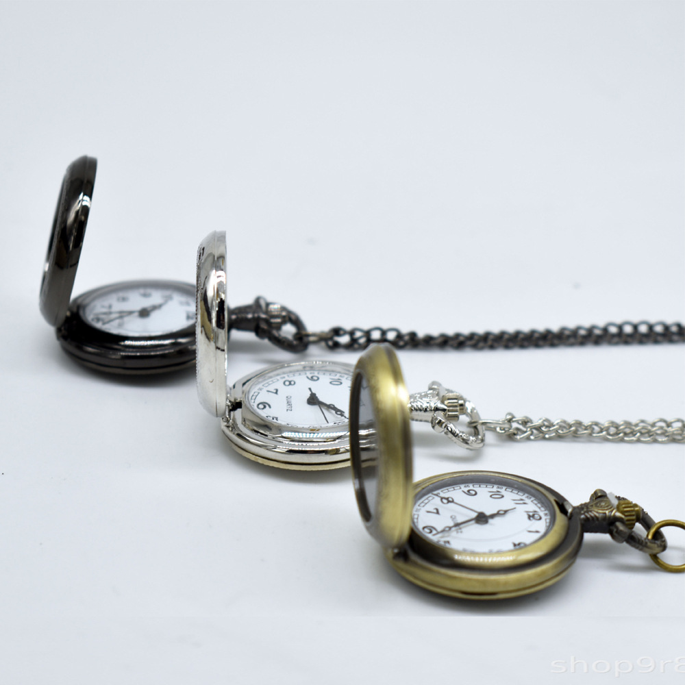 สร้อยคอจี้นาฬิกาพกโลหะวินเทจแบ - Fashion Women Watch บทวิจารณ์และราคา