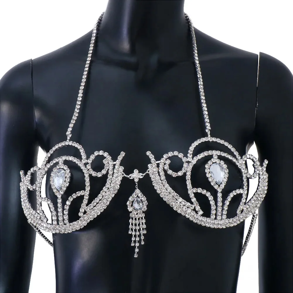 บิกินี่สุดหรูประดับพลอยเทียมชุ - Women'S Fashion Harness บทวิจารณ์และราคา