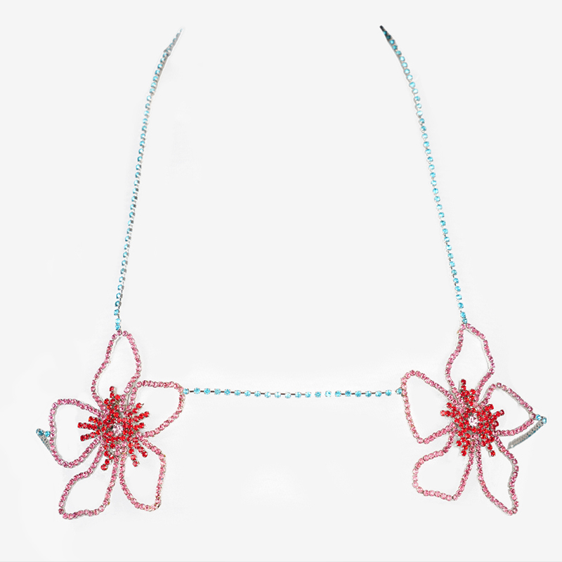 Stonefans ดอกไม้สีชมพูหน้าอก C - Women'S Fashion Harness บทวิจารณ์และราคา
