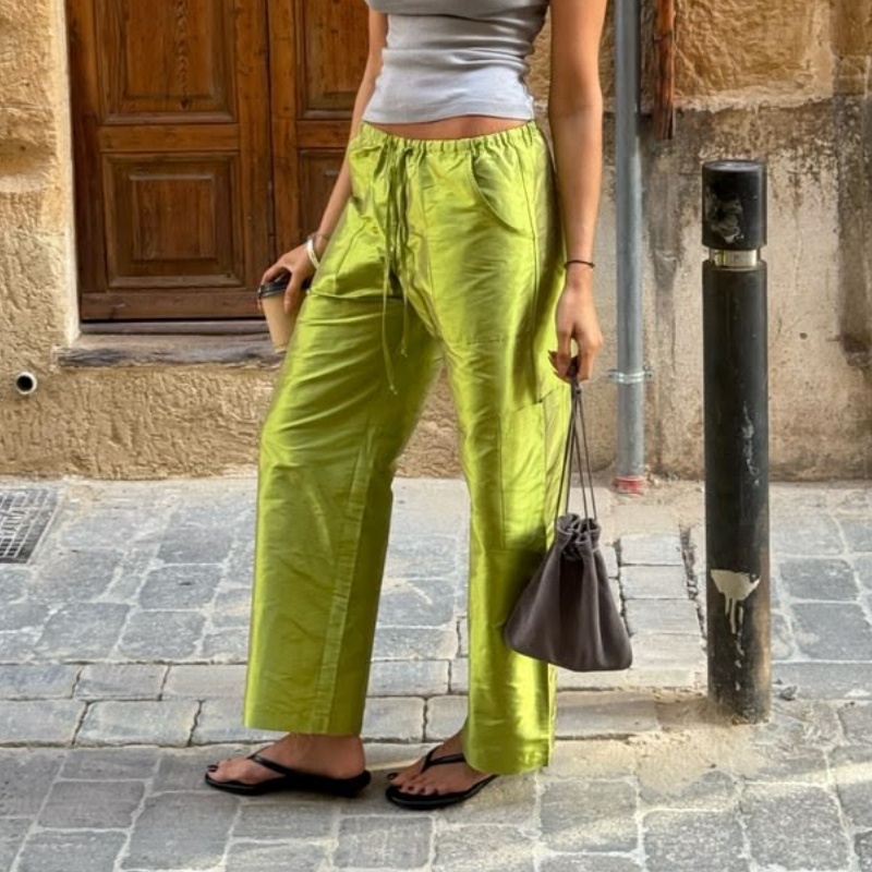 กางเกงคาร์โก้ผู้หญิงสไตล์ Y2K  - Women'S Fashion Utility Pants บทวิจารณ์และราคา