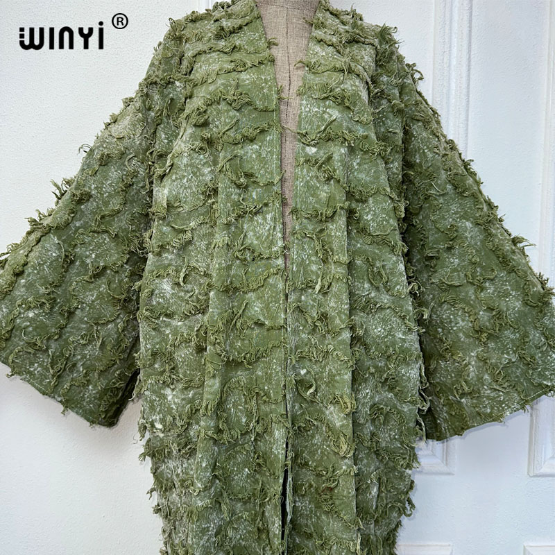 Winyi เสื้อคาร์ดิแกนผ้าฝ้ายมัด - Kimono Cardigan Women บทวิจารณ์และราคา