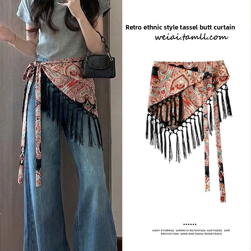 ผ้าพันคอสามเหลี่ยมพิมพ์ลายพร้อ - Women'S Fashion Layering บทวิจารณ์และราคา