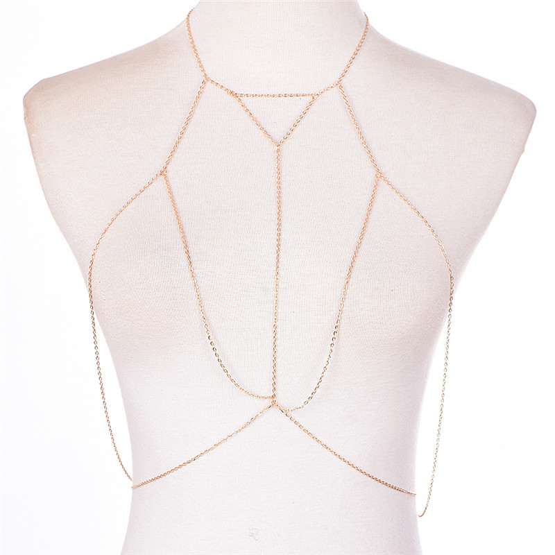แฟชั่นสีเงินสีทองแบบโซ่ต่อกับช - Women'S Fashion Harness บทวิจารณ์และราคา
