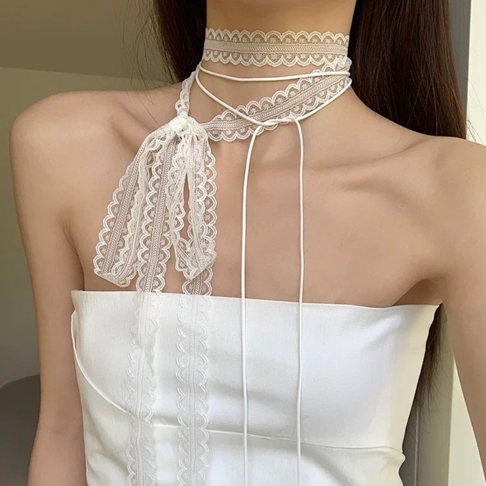 โชคเกอร์ลูกไม้สไตล์โกธิคหวานๆ  - Women'S Fashion Layering บทวิจารณ์และราคา