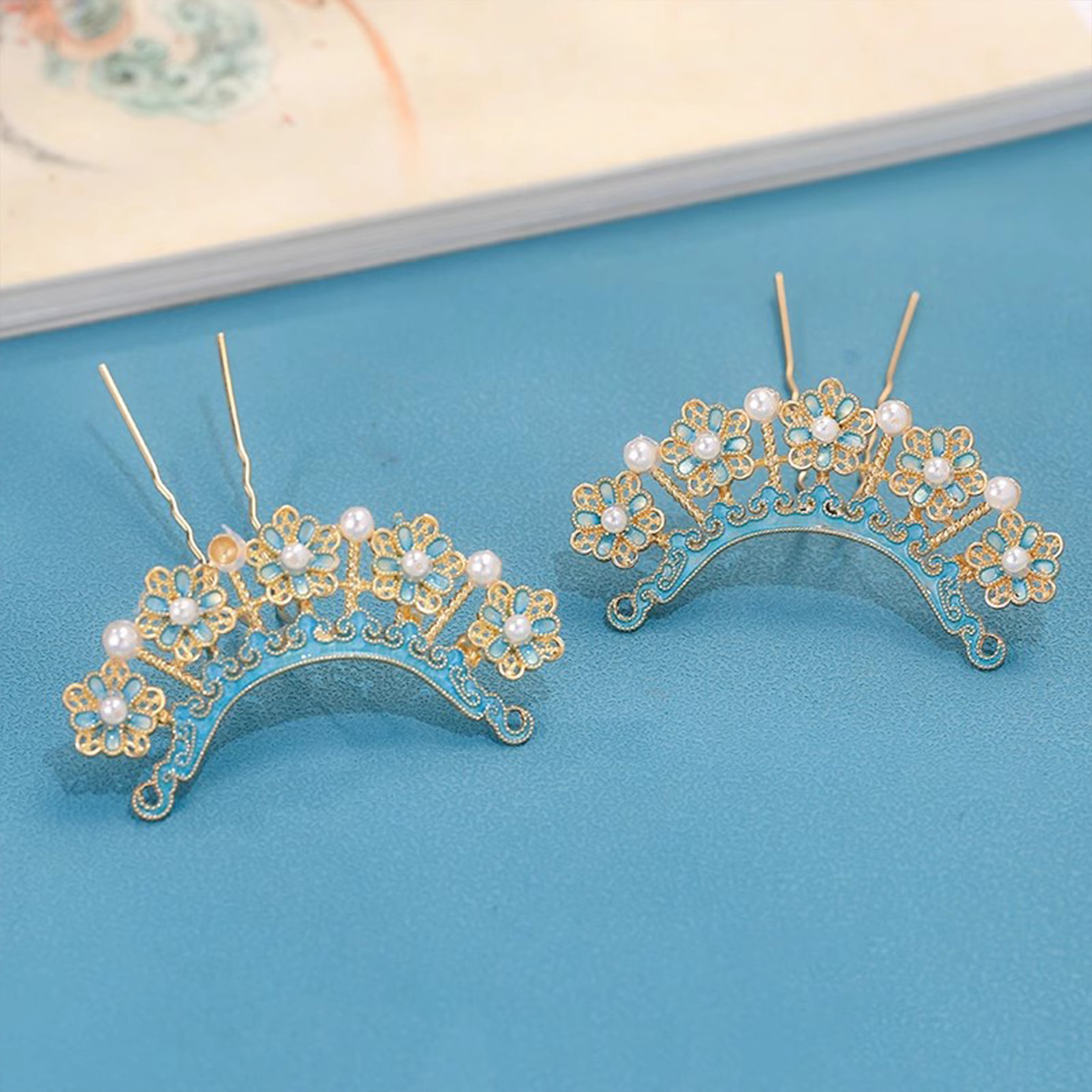 กิ๊บติดผมเคลือบแบบดั้งเดิมพร้อ - Women Fashion Hair Style บทวิจารณ์และราคา