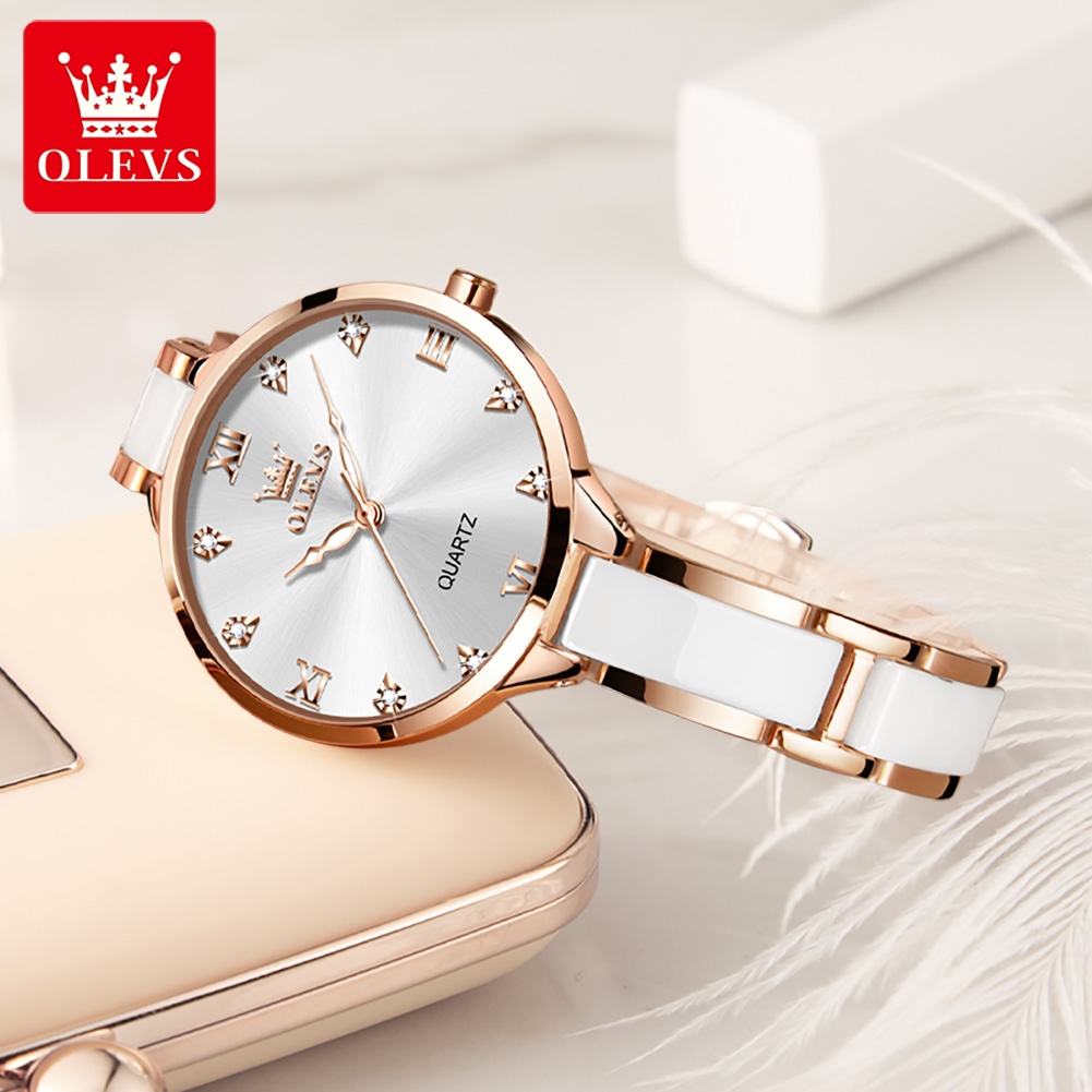OLEVS 5872 นาฬิกาผู้หญิงนาฬิกา - Fashion Women Watch บทวิจารณ์และราคา
