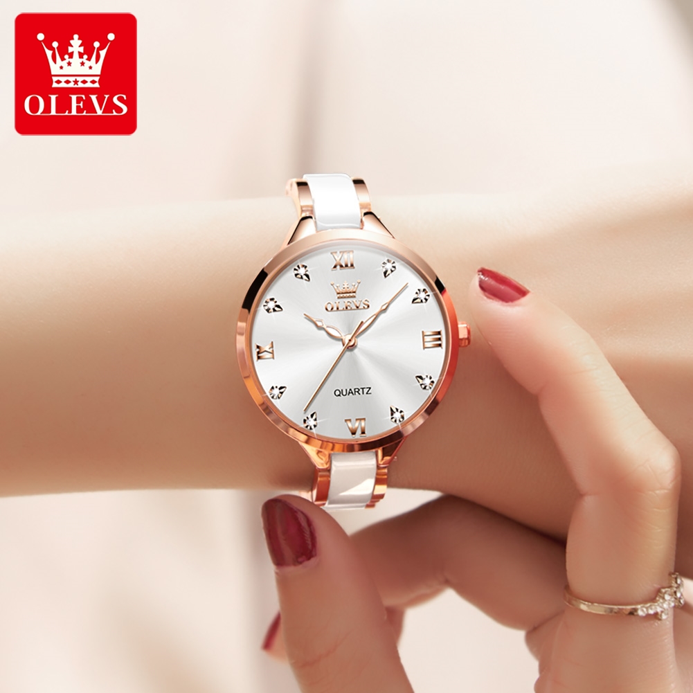 OLEVS 5872 นาฬิกาผู้หญิงนาฬิกา - Fashion Women Watch บทวิจารณ์และราคา
