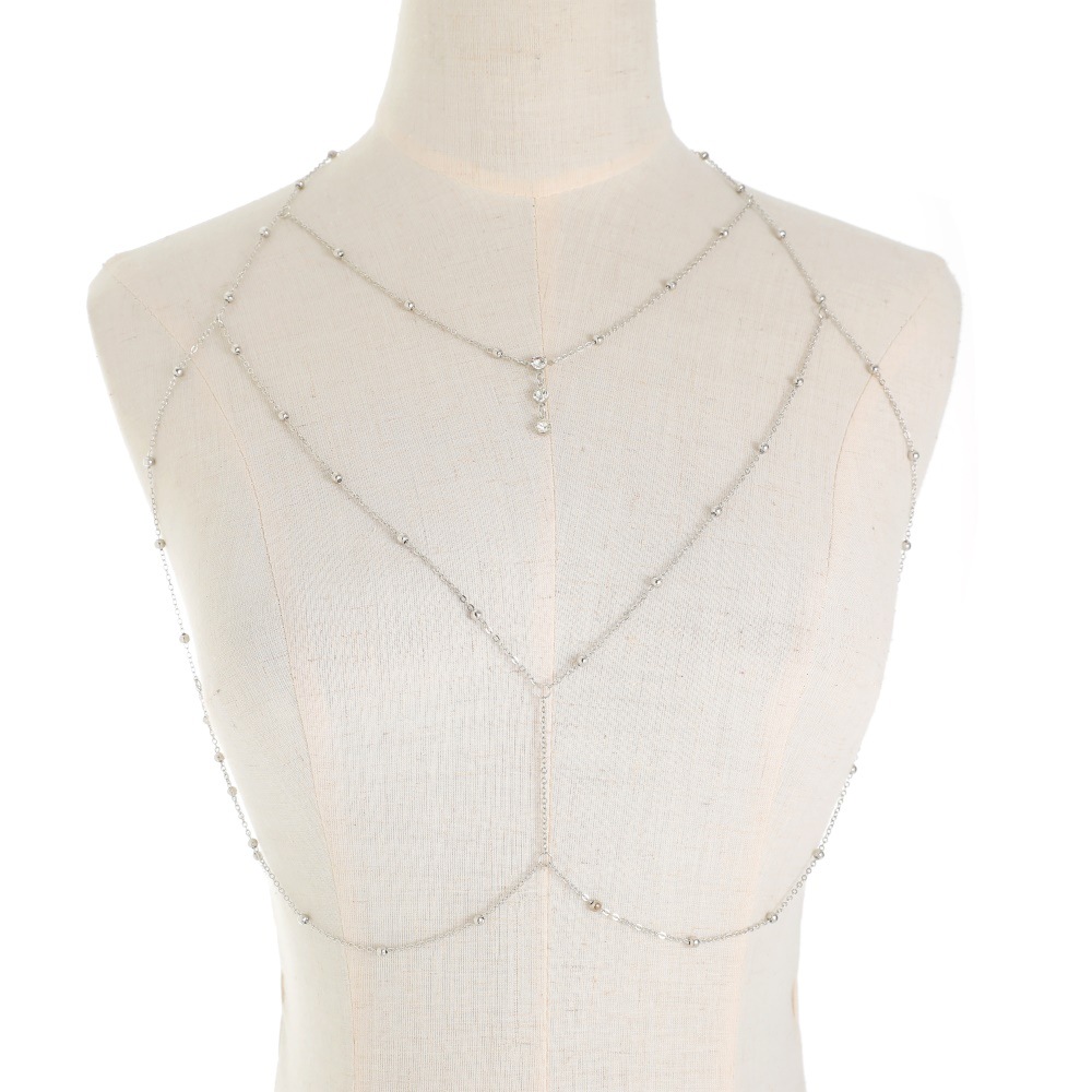 คริสตัลเซ็กซี่หน้าอก Chain สแต - Women'S Fashion Harness บทวิจารณ์และราคา