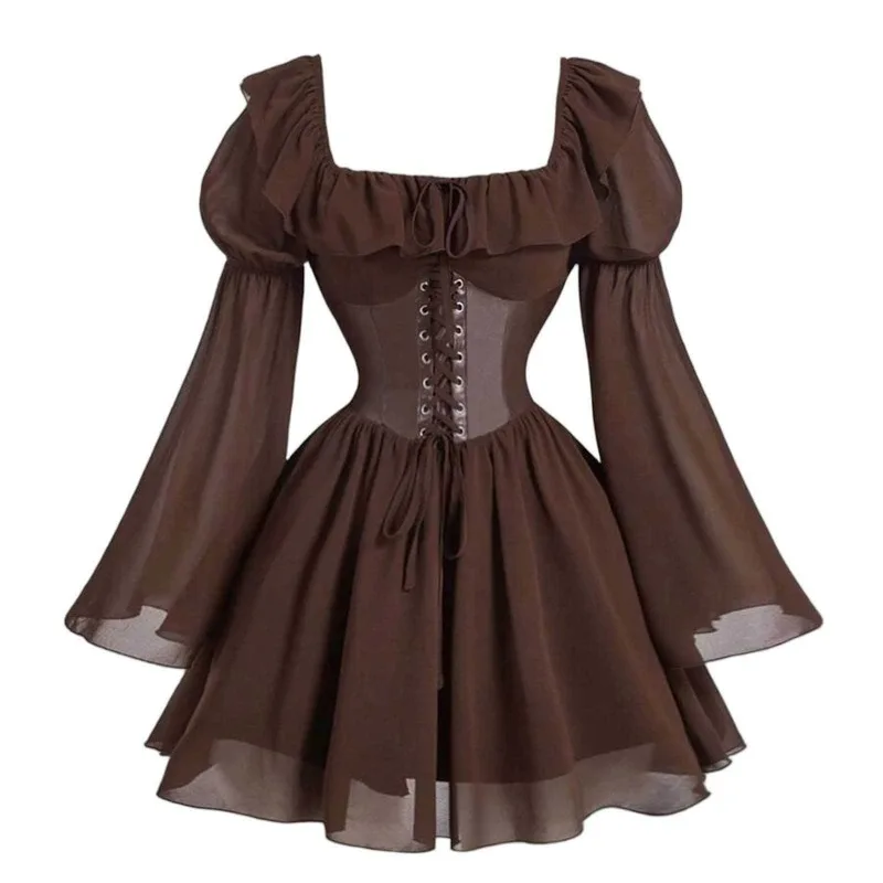 ชุดเดรสแขนยาวทรงบับเบิ้ลสไตล์ย - Women'S Fashion Renaissance Period บทวิจารณ์และราคา