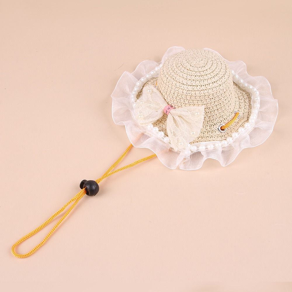 หมวกเจ้าหญิงสำหรับสัตว์เลี้ยง  - Straw Hat Summer บทวิจารณ์และราคา