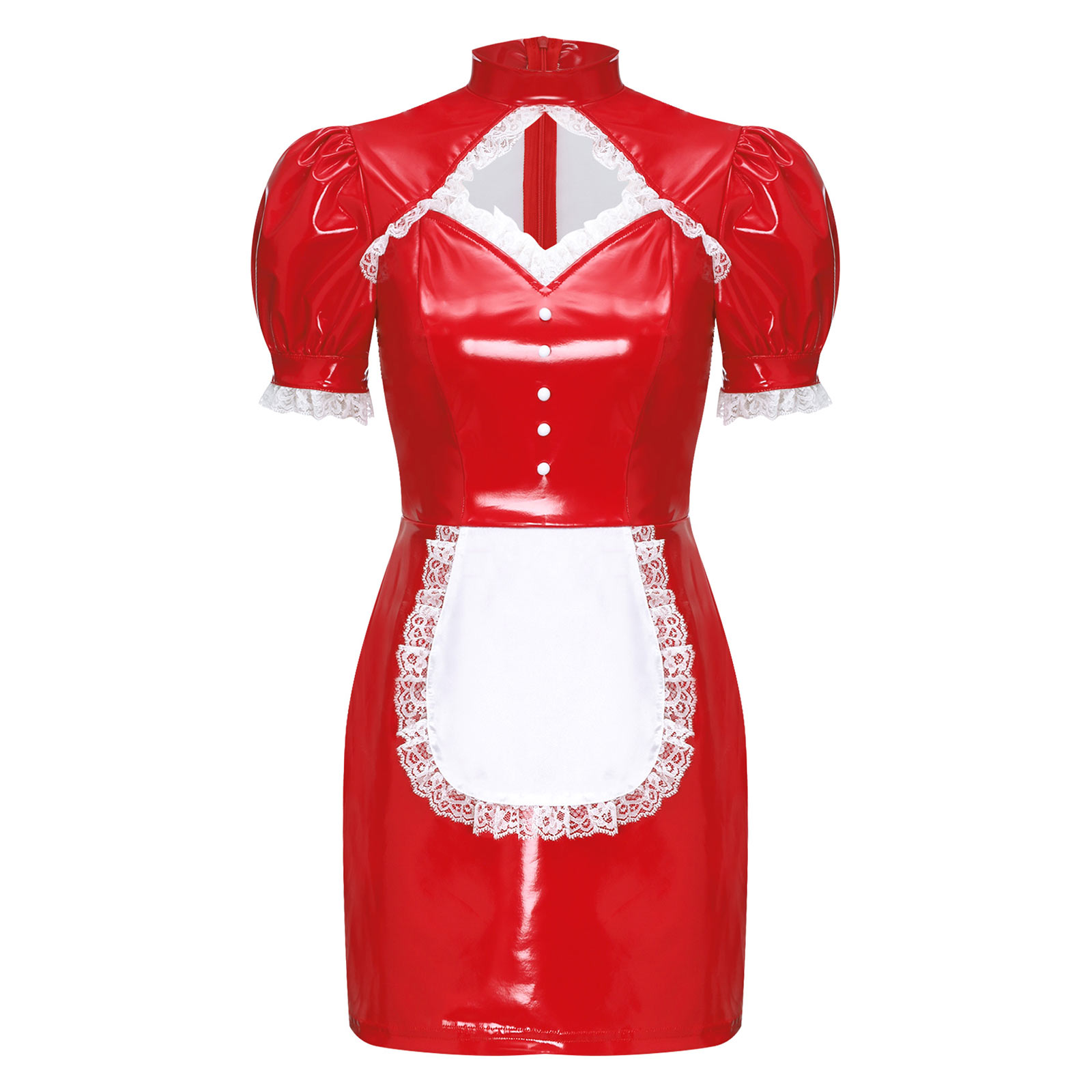 สตรีชุดแม่บ้านฝรั่งเศสสิทธิบัต - Bodycon Dress Women บทวิจารณ์และราคา