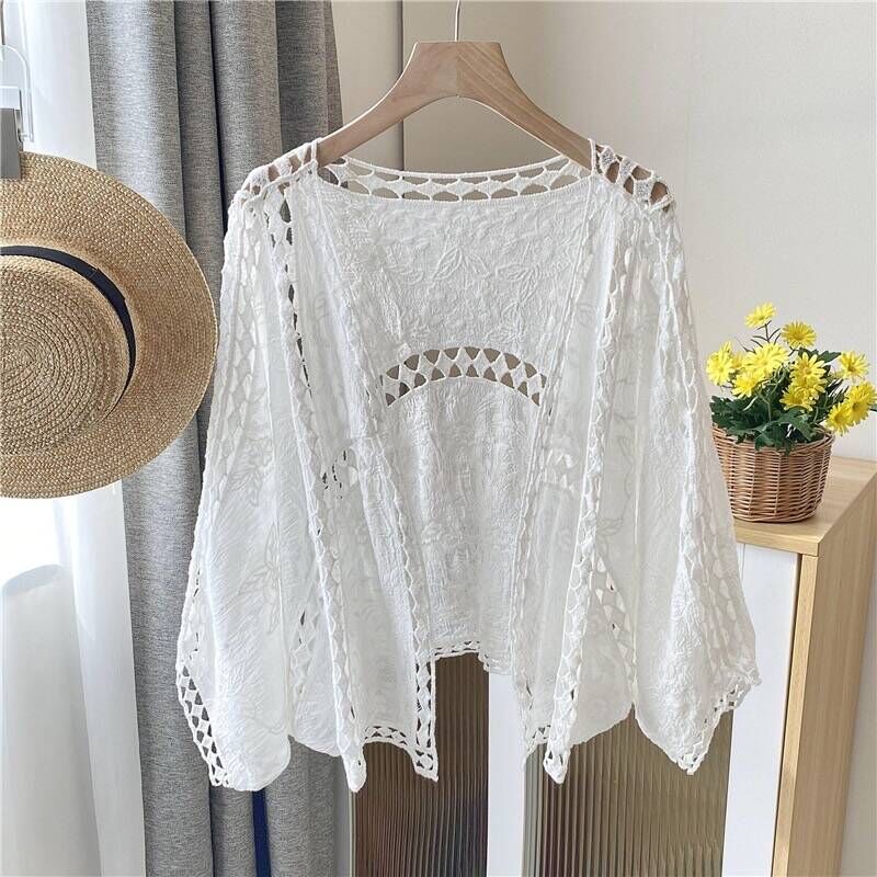 เสื้อคลุมคาร์ดิแกนผู้หญิง แขนก - Kimono Cardigan Women บทวิจารณ์และราคา