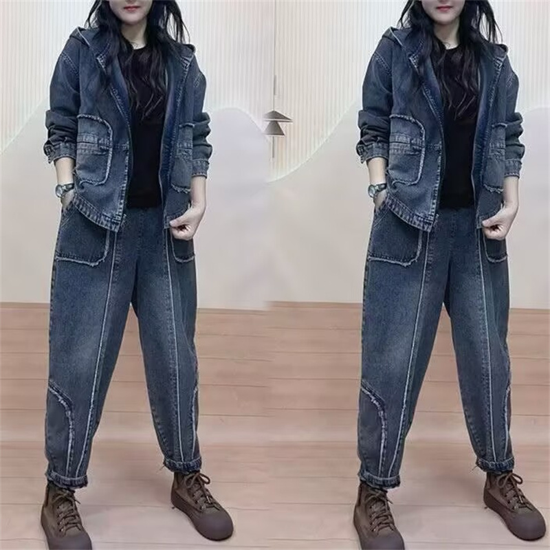 แจ็คเก็ต qdenim มีฮู้ดสำหรับฤด - Women'S Fashion Denim Jacket บทวิจารณ์และราคา