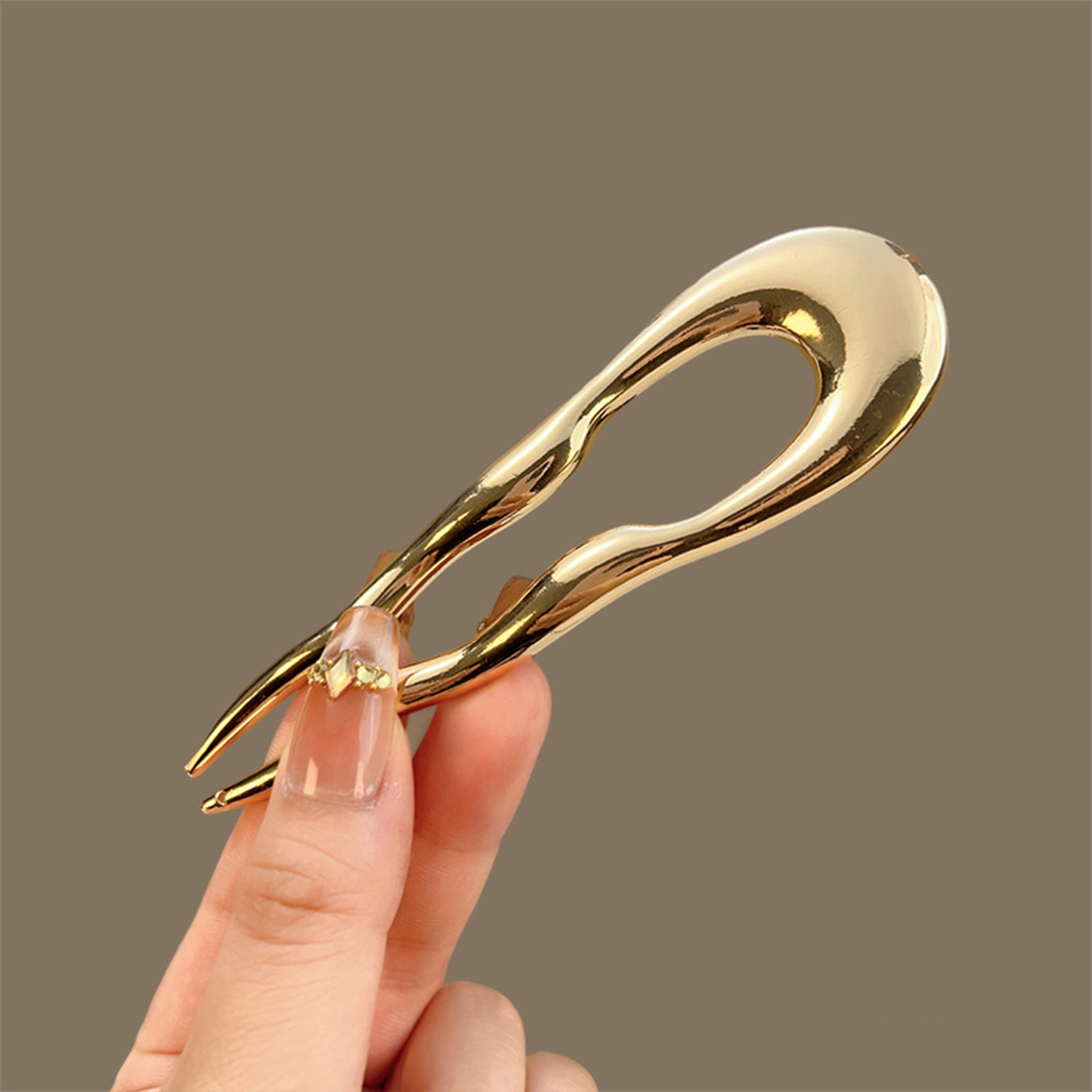 กิ๊บติดผมโลหะผสมแบบเรียบง่าย ร - Women Fashion Hair Style บทวิจารณ์และราคา