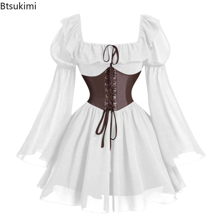 ชุดเดรสยุคกลาง ยุคเรอเนซองส์ แ - Women'S Fashion Renaissance Period บทวิจารณ์และราคา