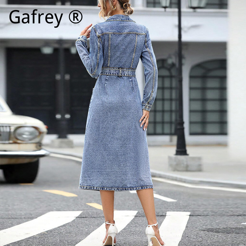 ชุดเดรสยีนส์แขนยาวสำหรับผู้หญิ - Bodycon Dress Women บทวิจารณ์และราคา