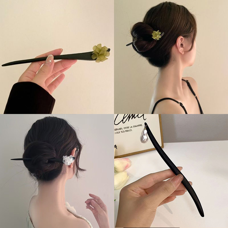 วินเทจสไตล์จีนไม้ดอกไม้ผม Stic - Women Fashion Hair Style บทวิจารณ์และราคา