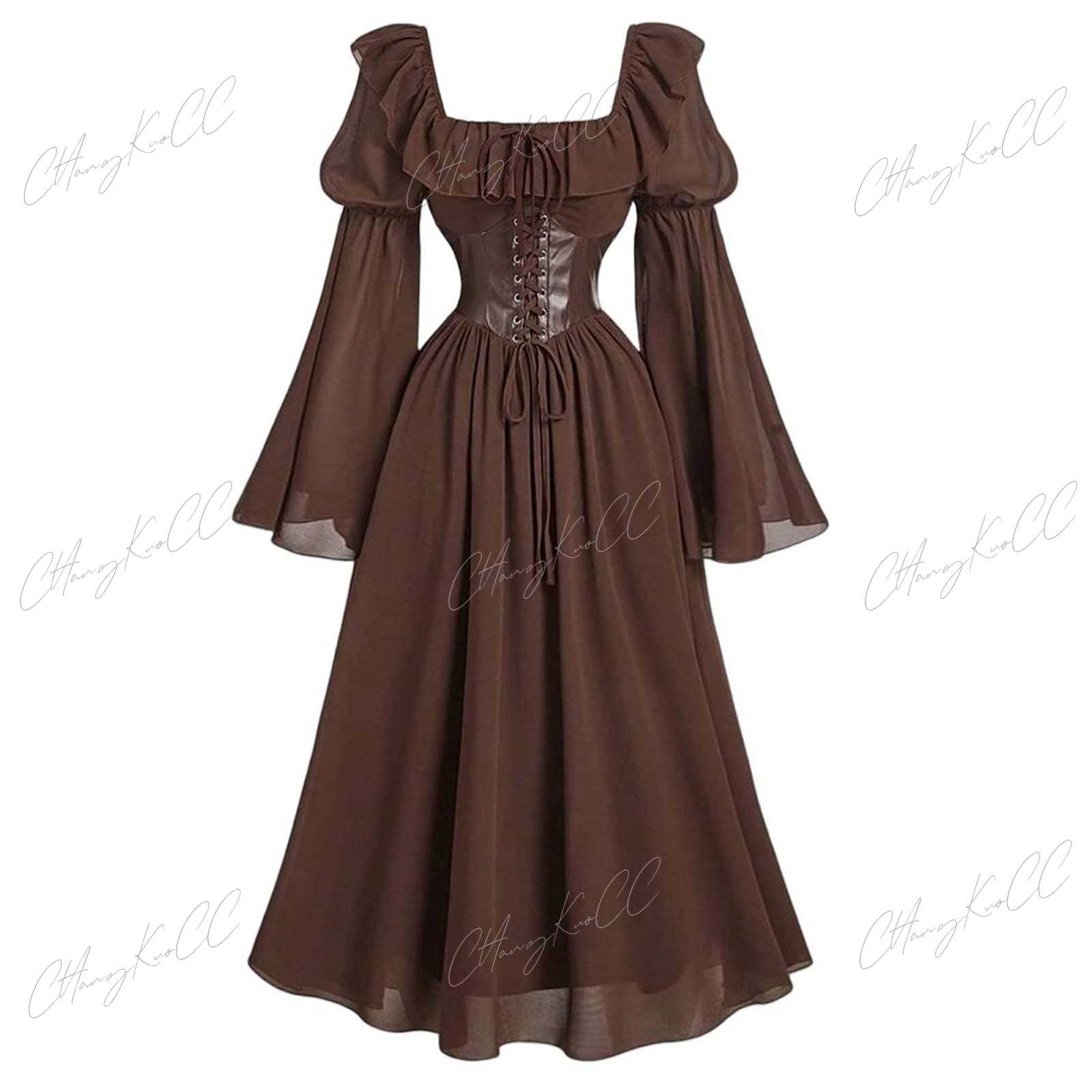ชุดเดรสแขนยาวทรงบับเบิ้ลสไตล์ย - Women'S Fashion Renaissance Period บทวิจารณ์และราคา