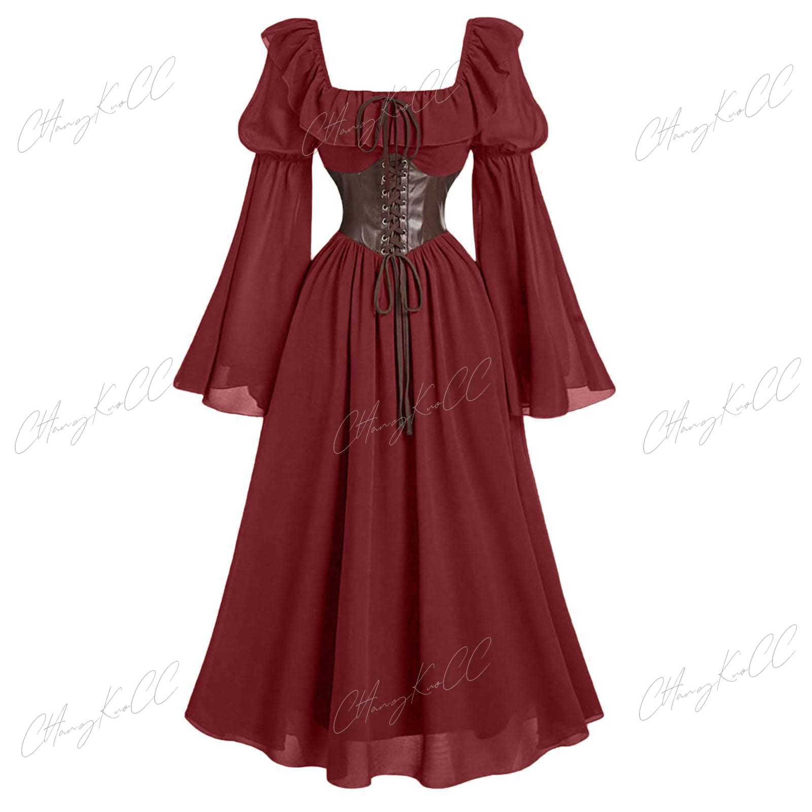 ชุดเดรสแขนยาวทรงบับเบิ้ลสไตล์ย - Women'S Fashion Renaissance Period บทวิจารณ์และราคา
