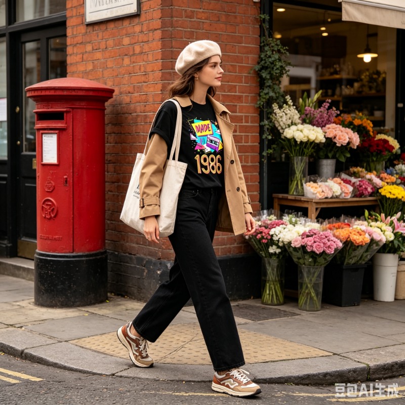 เสื้อยืดลายกราฟิกสไตล์เรโทรยุค - Women'S Fashion In The 80S บทวิจารณ์และราคา