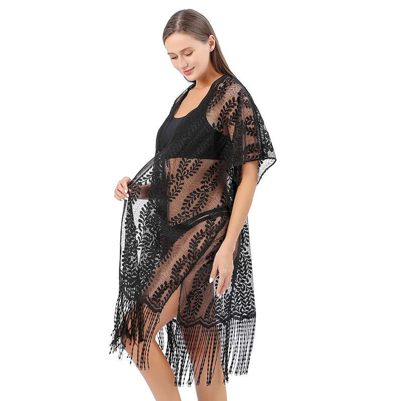 ชุดเดรสซันบล็อคเสื้อคลุมบิกินี - Kimono Cardigan Women บทวิจารณ์และราคา