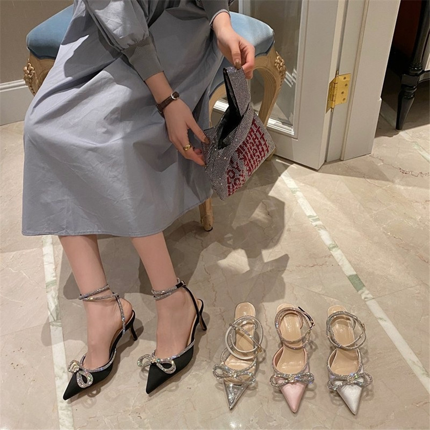 รองเท้าส้นสูงผู้หญิงประดับโบว์ - Women Fashion Korean บทวิจารณ์และราคา