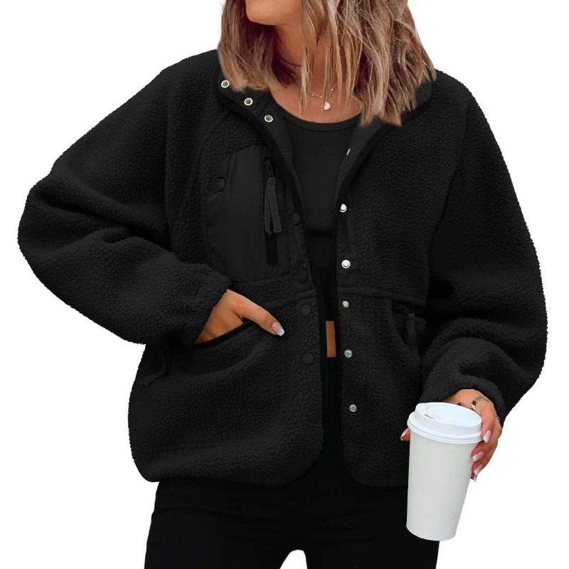 เสื้อแจ็คเก็ตขนฟูสำหรับผู้หญิง - Sherpa Coat Women บทวิจารณ์และราคา