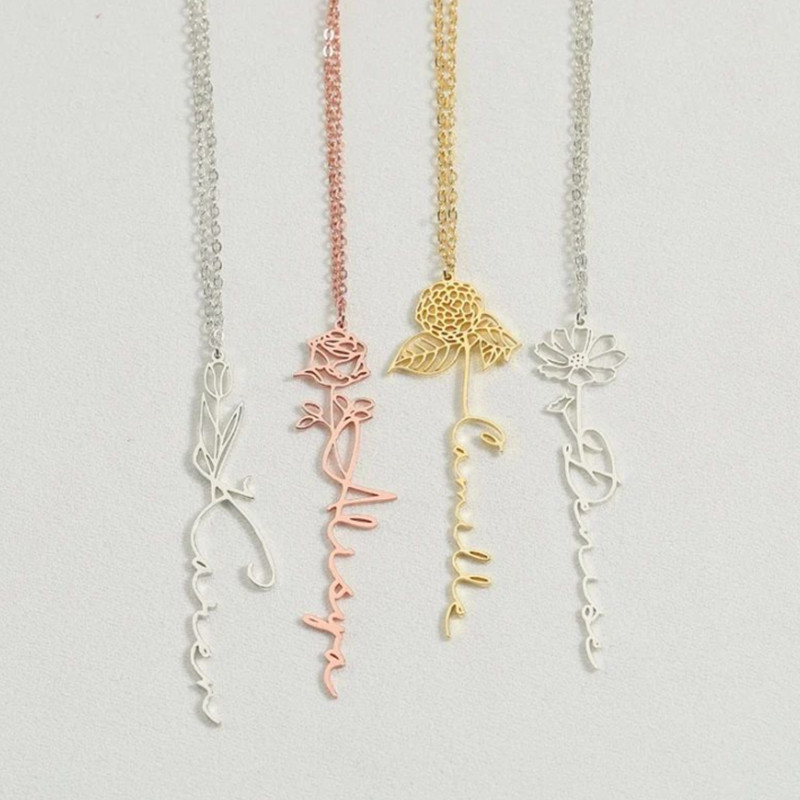 สร้อยคอสแตนเลสส่วนบุคคล Custom - Women Fashion Name Ideas บทวิจารณ์และราคา
