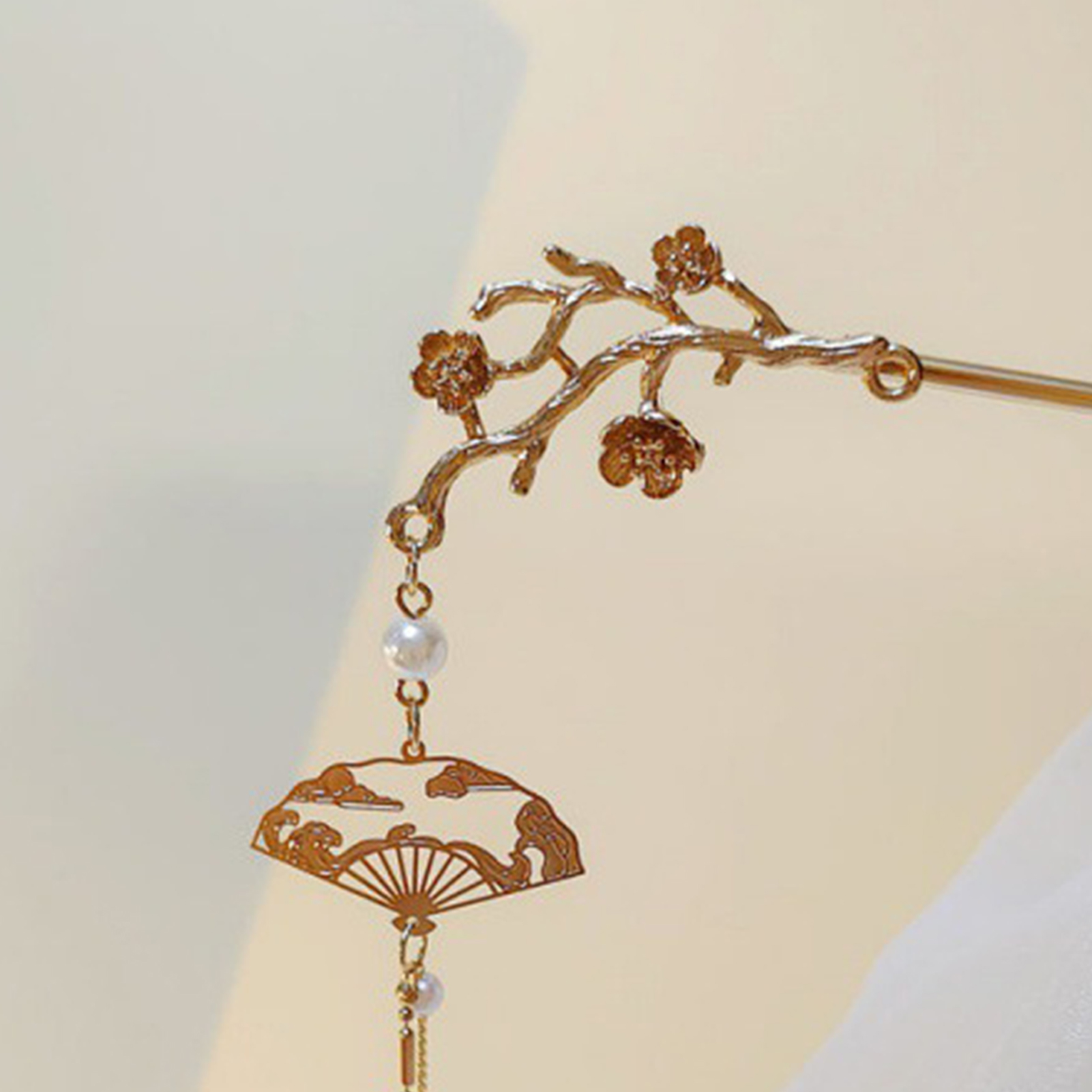 Retro ดอกไม้พู่ Hairpin สําหรั - Women Fashion Hair Style บทวิจารณ์และราคา