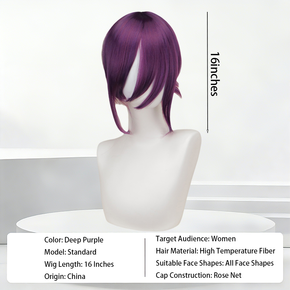 วิกผมบ๊อบสีม่วงเข้มแบบมีเลเยอร - Women'S Fashion Layering บทวิจารณ์และราคา