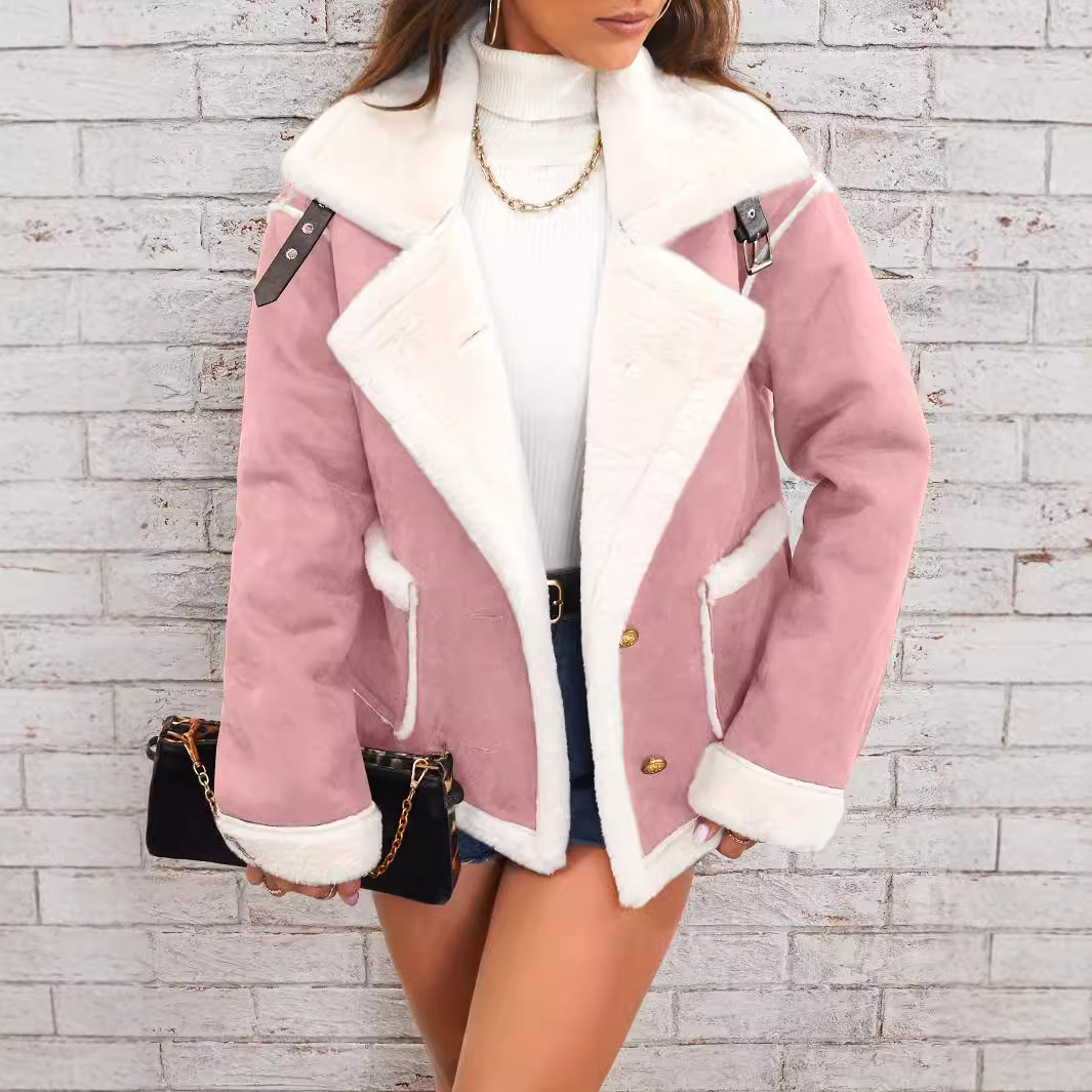 เสื้อแจ็คเก็ตขนแกะผู้หญิง สไตล - Sherpa Coat Women บทวิจารณ์และราคา