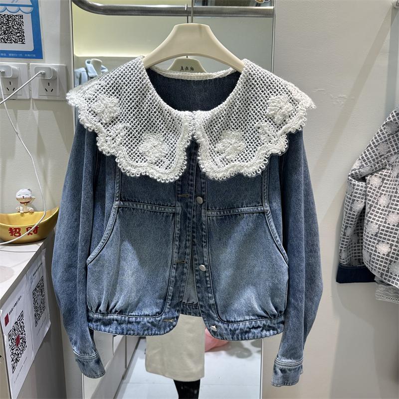 ผู้หญิงฤดูใบไม้ผลิฤดูใบไม้ร่วง - Women'S Fashion Denim Jacket บทวิจารณ์และราคา
