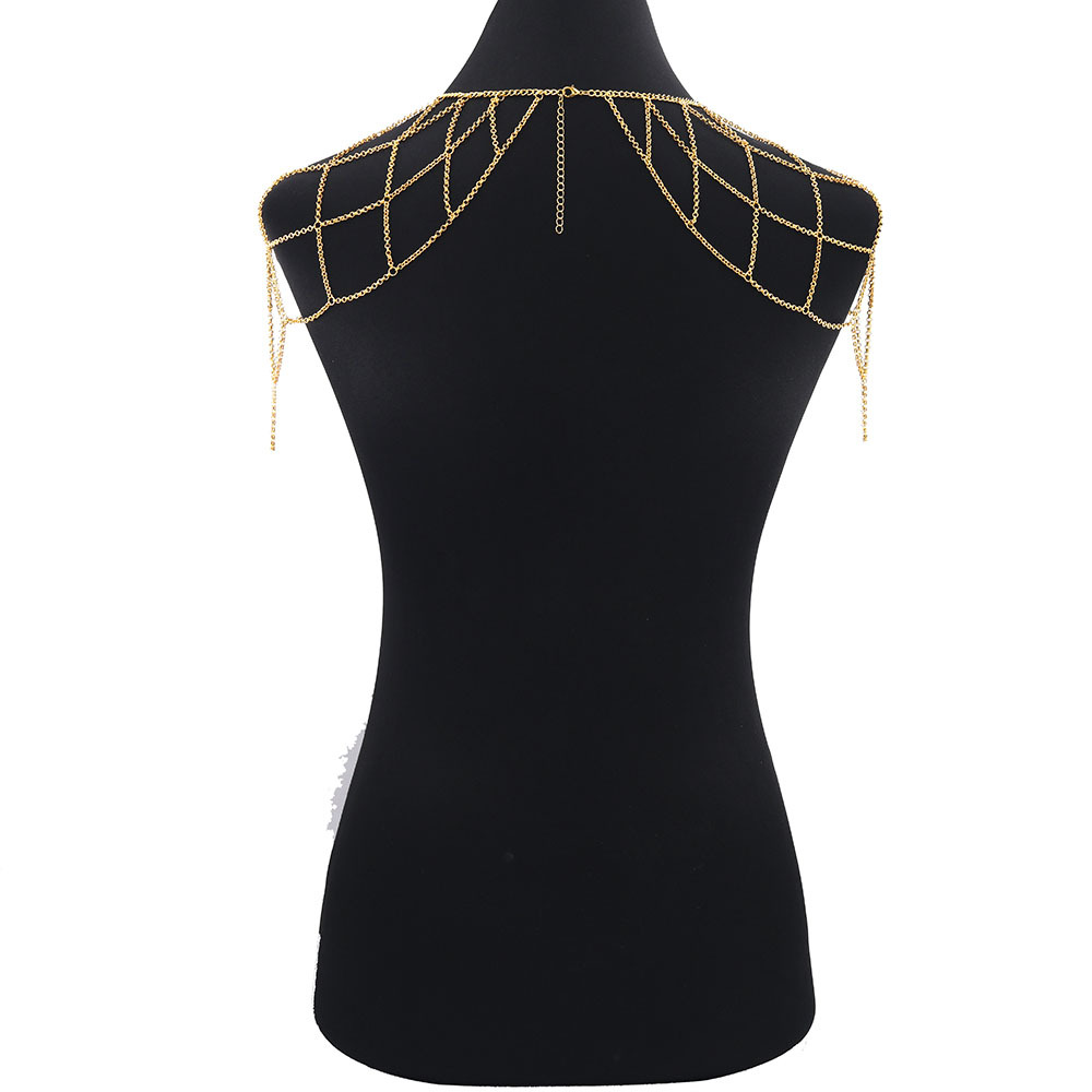 สร้อยคอสายโซ่คล้องไหล่ตาข่ายลา - Women'S Fashion Harness บทวิจารณ์และราคา