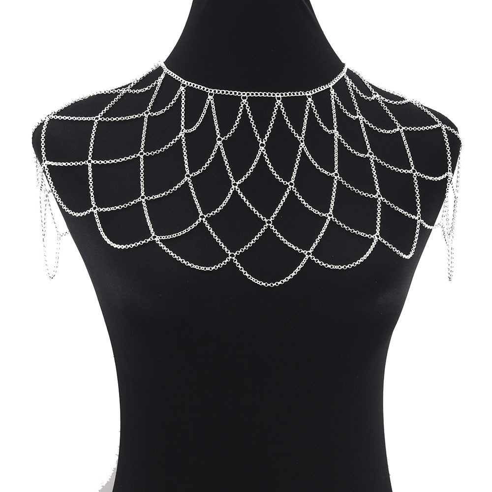 สร้อยคอสายโซ่คล้องไหล่ตาข่ายลา - Women'S Fashion Harness บทวิจารณ์และราคา