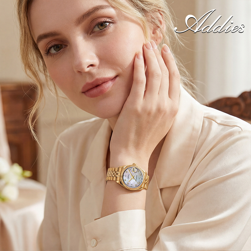 ADDIES 585 ควอตซ์นาฬิกาผู้หญิง - Fashion Women Watch บทวิจารณ์และราคา
