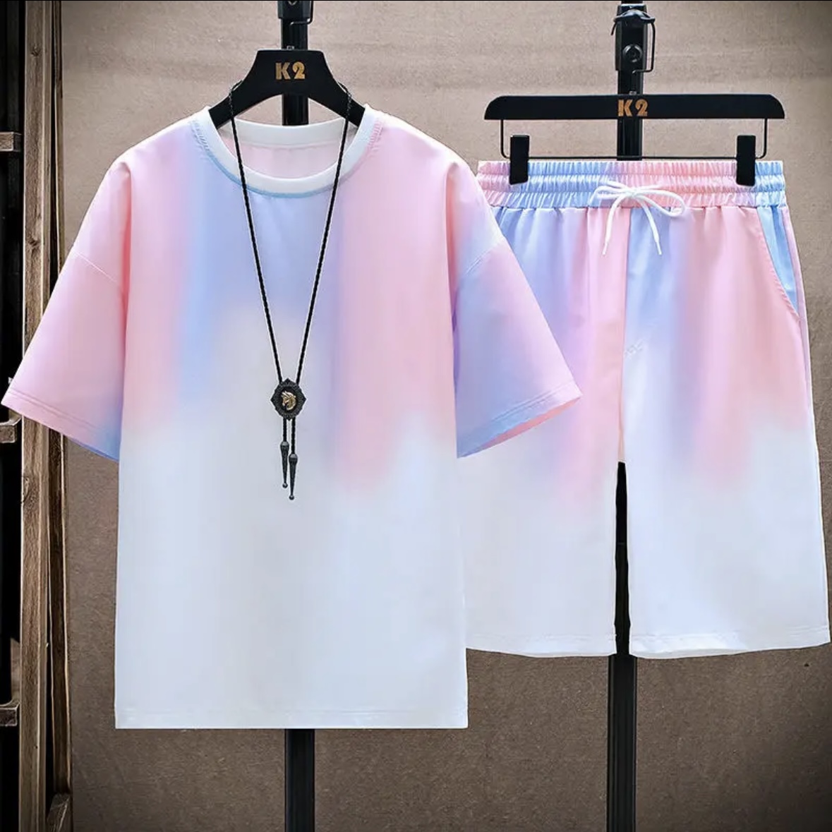 ชุดเซ็ตผ้าไหมน้ำแข็งคู่รักสำหร - Women Fashion Korean บทวิจารณ์และราคา