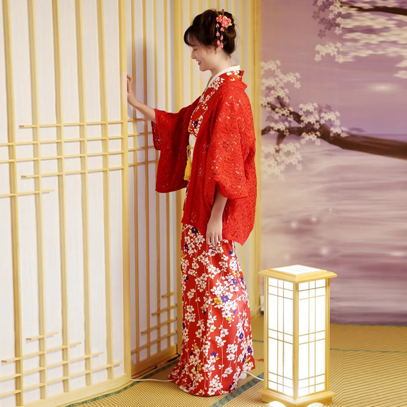 สไตล์ญี่ปุ่นเสื้อคลุมฮาโอริกิโ - Kimono Cardigan Women บทวิจารณ์และราคา